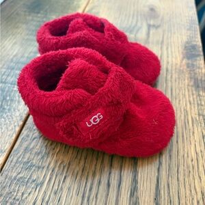 UGG Bixby Red Baby Booties